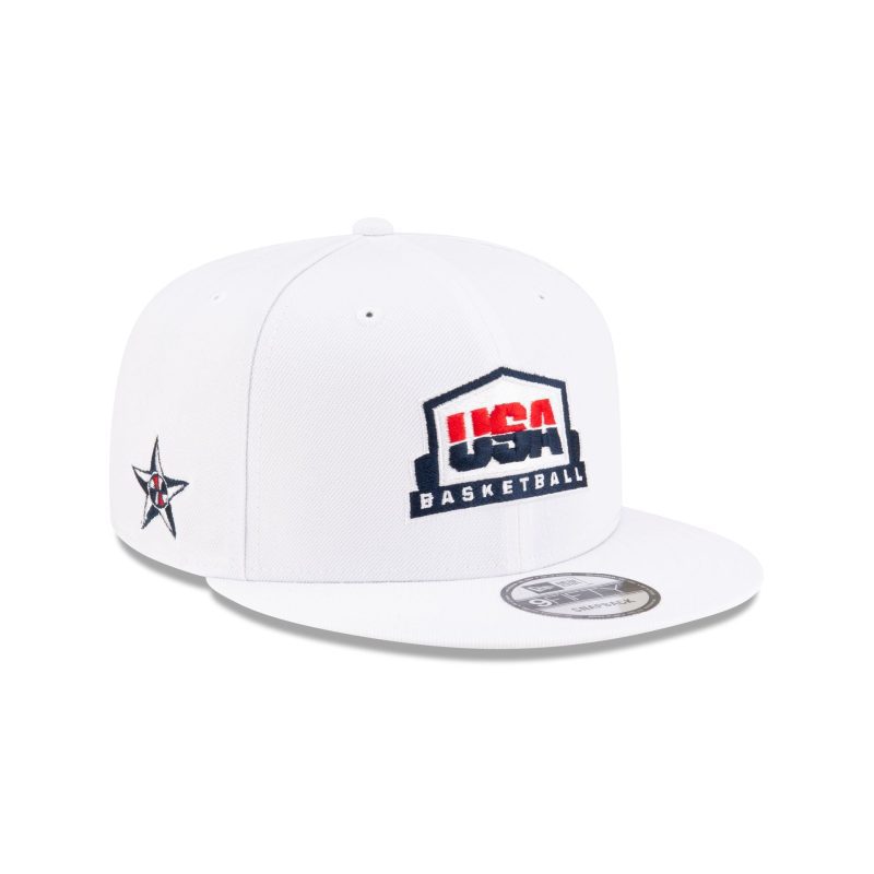 70874299 9FIFTY USABASKETBALLDREAMFW24 USABKBCU WHT 3QR