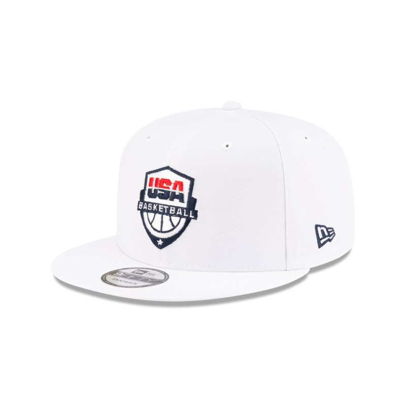 70874300 9FIFTY USABASKETBALLDREAMFW24 USABKBCU WHT 3QL