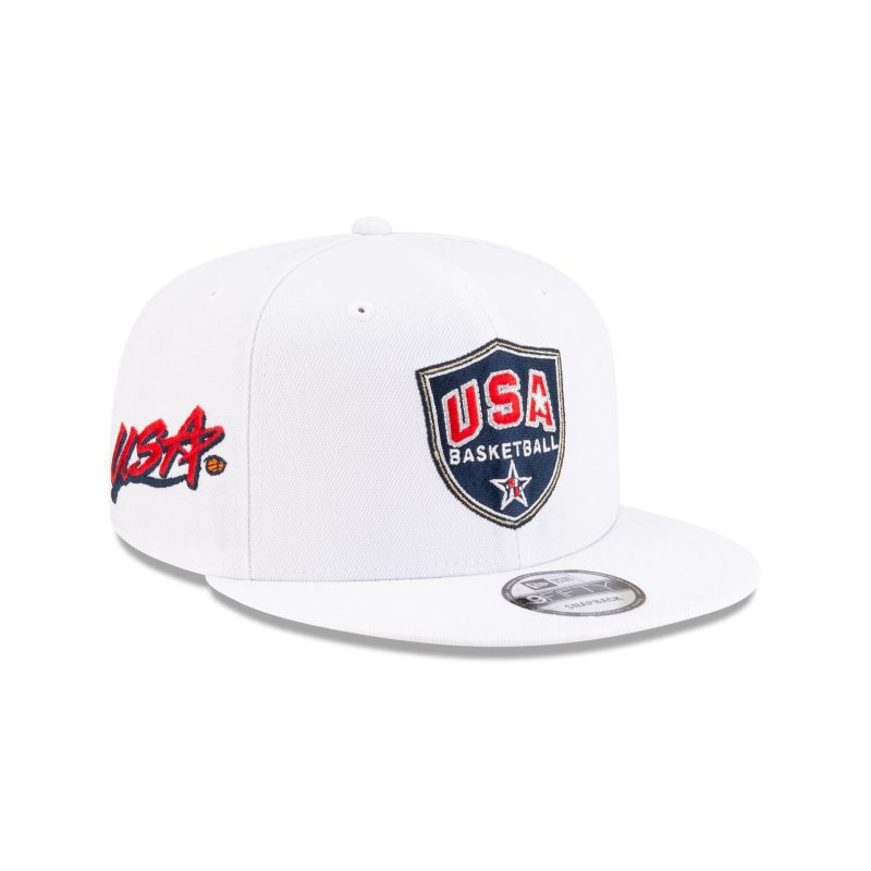 70874301 9FIFTY USABASKETBALLDREAMFW24 USABKBCL WHT 3QR