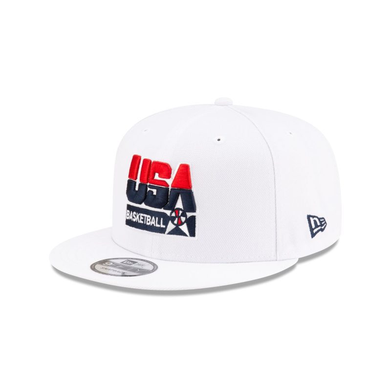 70874302 9FIFTY USABASKETBALLDREAMFW24 USABKBCL WHT 3QL