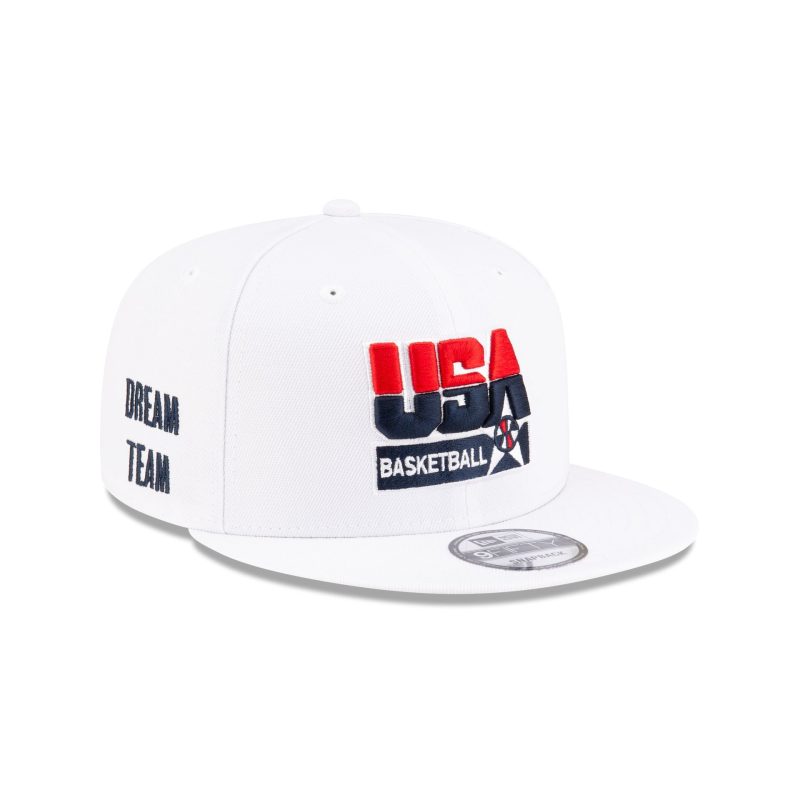 70874302 9FIFTY USABASKETBALLDREAMFW24 USABKBCL WHT 3QR