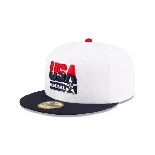 70874750 59FIFTY USABASKETBALLDREAMFW24 USABKBCL WHT 3QL