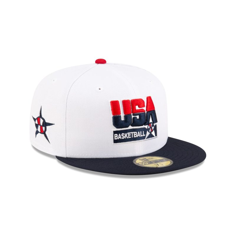 70874750 59FIFTY USABASKETBALLDREAMFW24 USABKBCL WHT 3QR