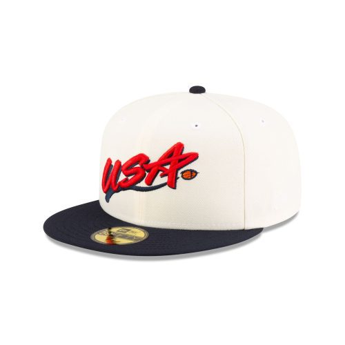 70874753 59FIFTY USABASKETBALLDREAMFW24 USABKBCL WHT 3QL