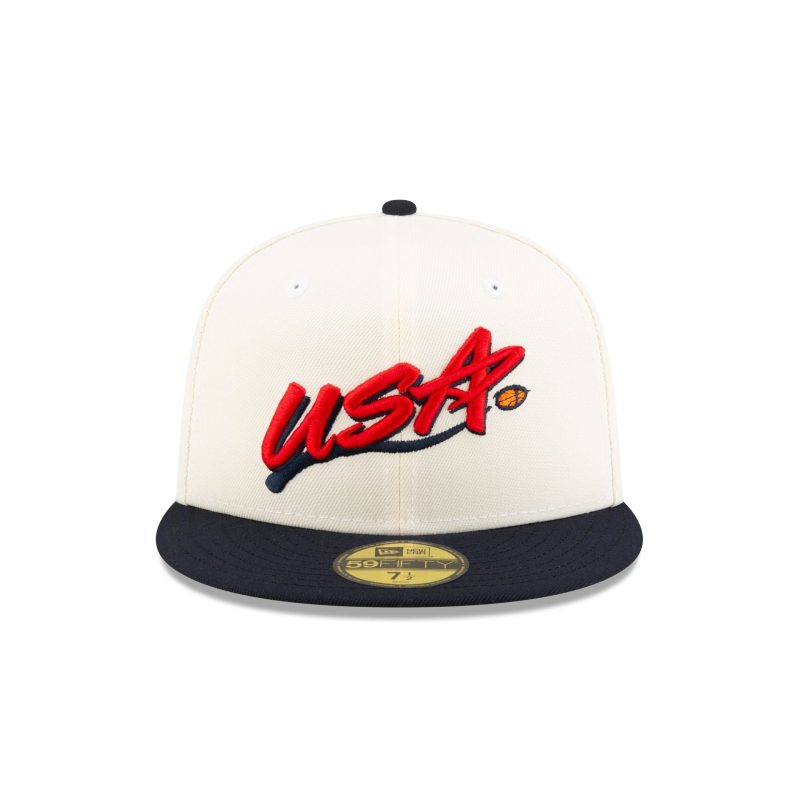 70874753 59FIFTY USABASKETBALLDREAMFW24 USABKBCL WHT F