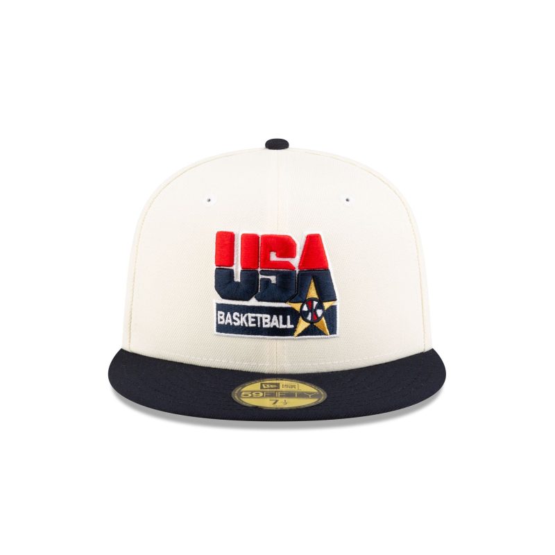 70875085 59FIFTY USABASKETBALLDREAMFW24 USABKBCL WHT F