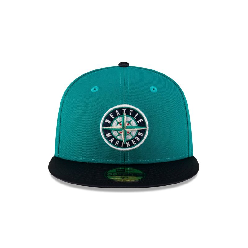 70879554 59FIFTY 5950MLBHALLOFFAME24 SEAMAR GRN F