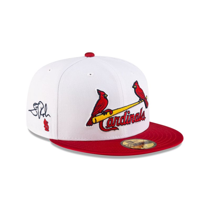 70879563 59FIFTY 5950MLBHALLOFFAME24 STLCAR WHT 3QR