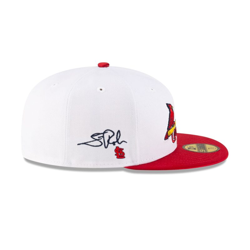 70879563 59FIFTY 5950MLBHALLOFFAME24 STLCAR WHT RSIDE