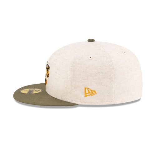 70880961 59FIFTY MLBCOLANIMALFILL OAKATHCO WHT LSIDE