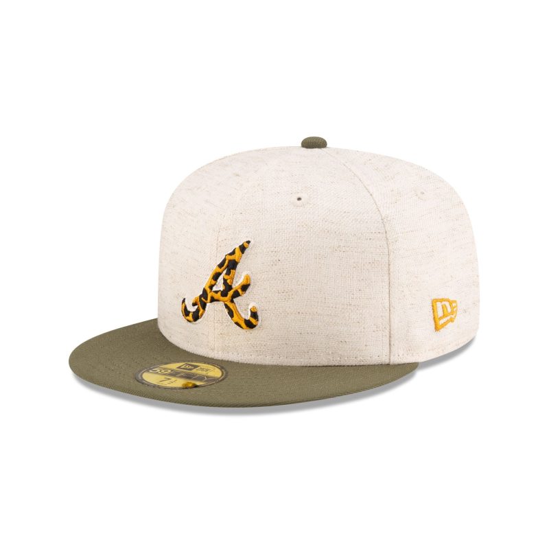 70880966 59FIFTY MLBCOLANIMALFILL ATLBRACO WHT 3QL