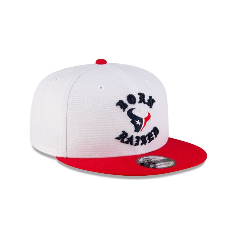 70886031 9FIFTY BORNXRAISED24 HOUTEX WHT 3QR