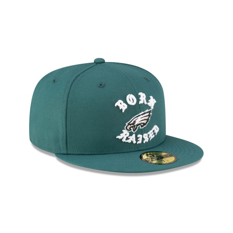 70887116 59FIFTY BORNXRAISED24 PHIEAG GRN 3QR