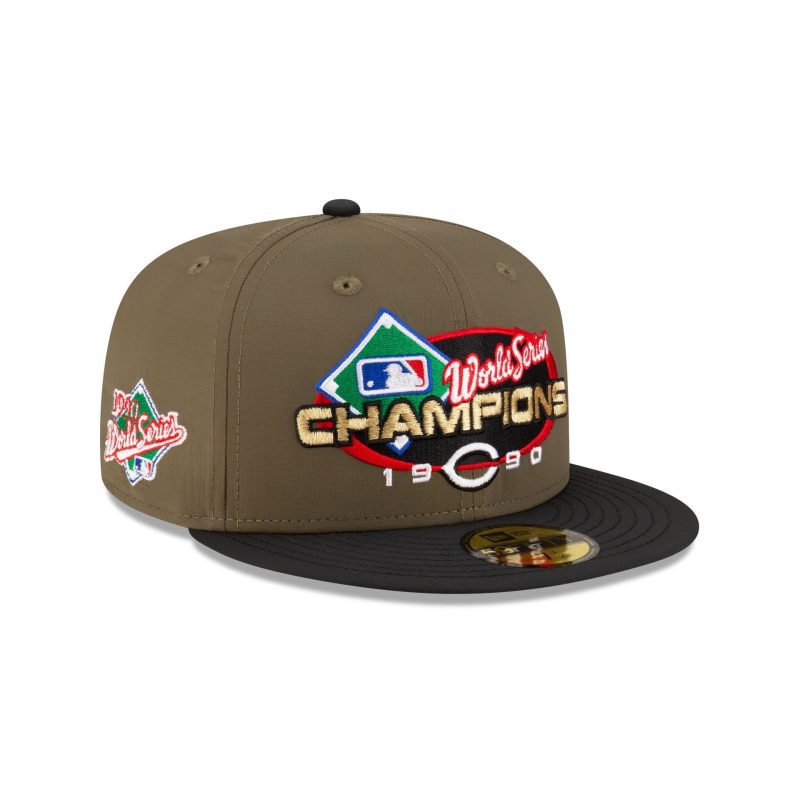 70890743 59FIFTY JUSTCAPSWS24 CINREDCO GRN 3QR