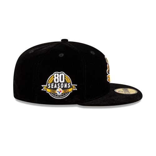 70891378 59FIFTY JUSTCAPSVELVET PITSTECC BLK RSIDE