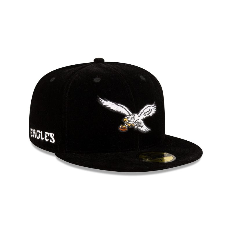 70891386 59FIFTY JUSTCAPSVELVET PHIEAGCC BLK 3QR