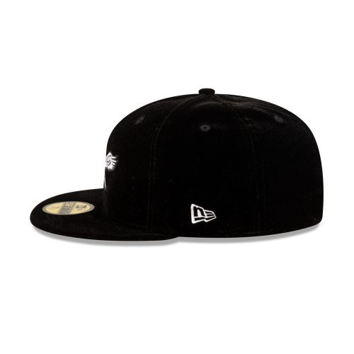 70891386 59FIFTY JUSTCAPSVELVET PHIEAGCC BLK LSIDE