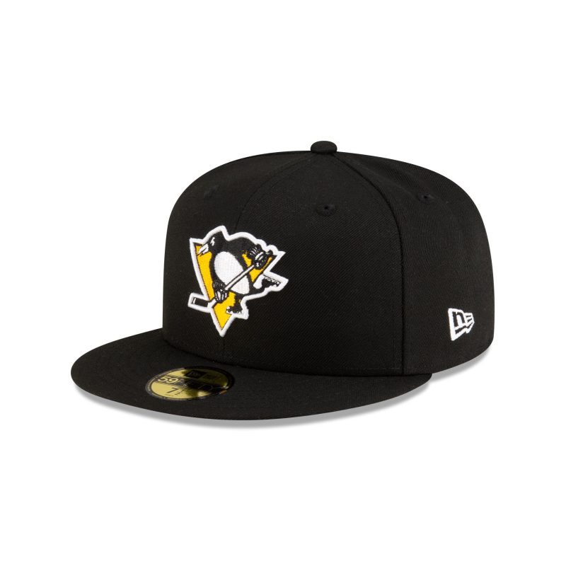 70898235 59FIFTY NHLSTOCK24 PITPEN BLK 3QL