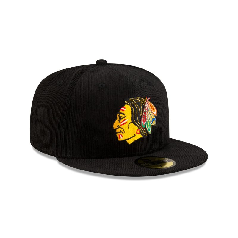 70901861 59FIFTY NHLCORD CHIBLAVC BLK 3QR