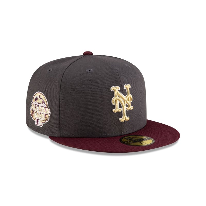 70913514 59FIFTY GRAPHITEMAROON NEYMETCO GRY 3QR