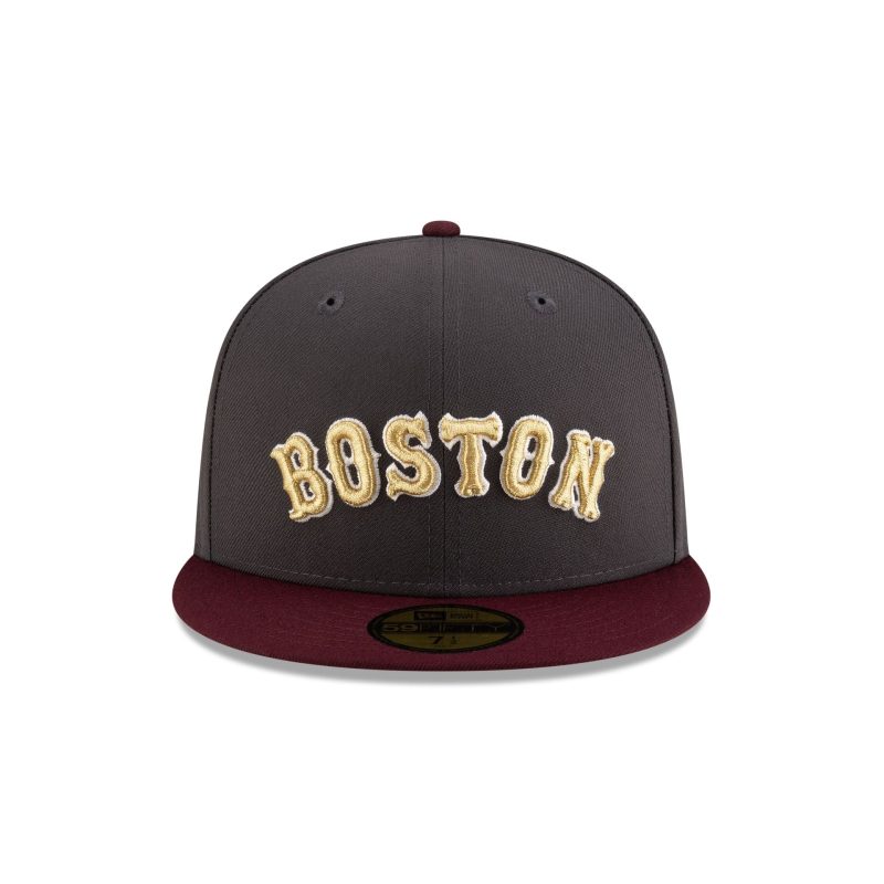 70913515 59FIFTY GRAPHITEMAROON BOSREDCO GRY F