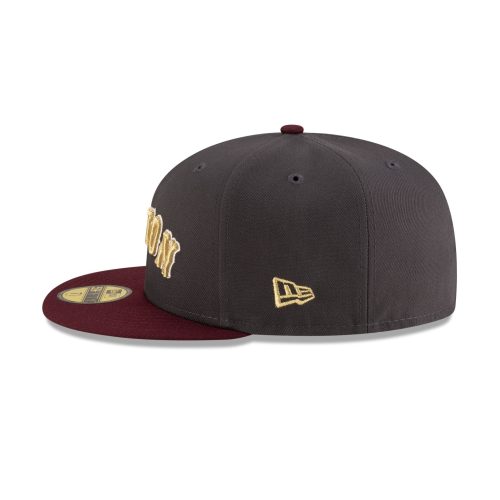 70913515 59FIFTY GRAPHITEMAROON BOSREDCO GRY LSIDE