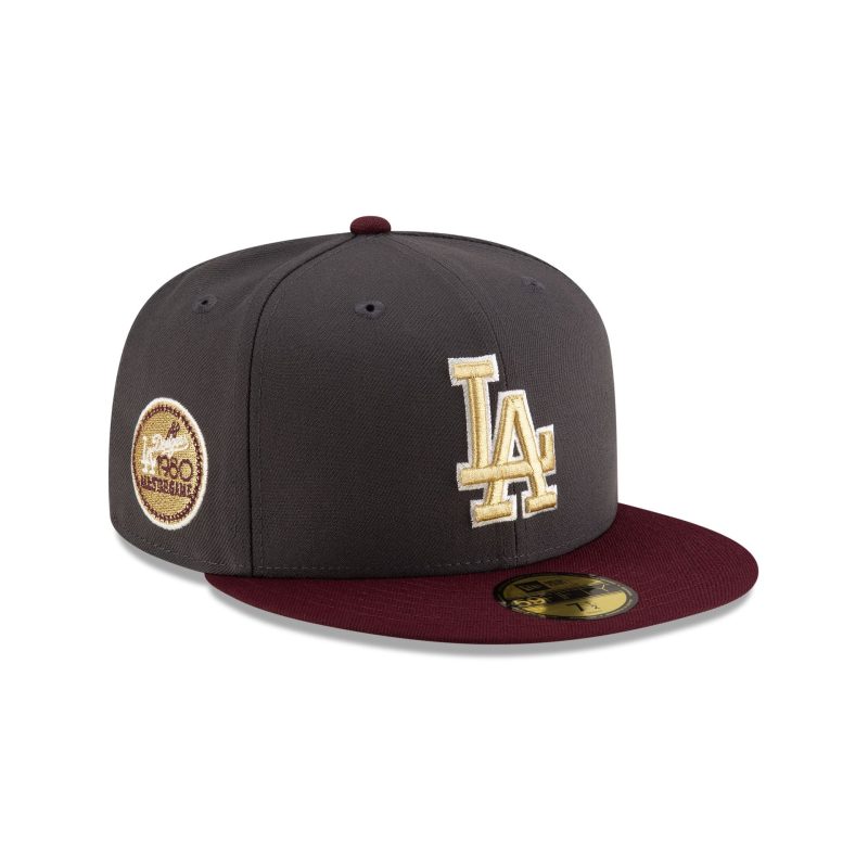 70913516 59FIFTY GRAPHITEMAROON LOSDODCO GRY 3QR