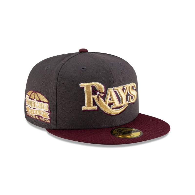 70913517 59FIFTY GRAPHITEMAROON TAMRAY GRY 3QR