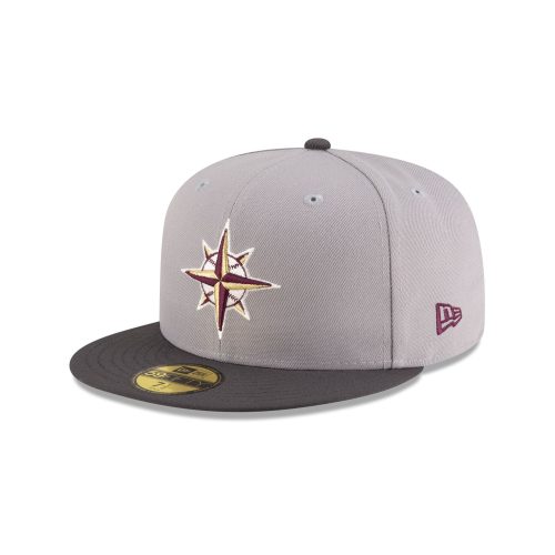 70913520 59FIFTY GRAPHITEMAROON SEAMARCO GRY 3QL