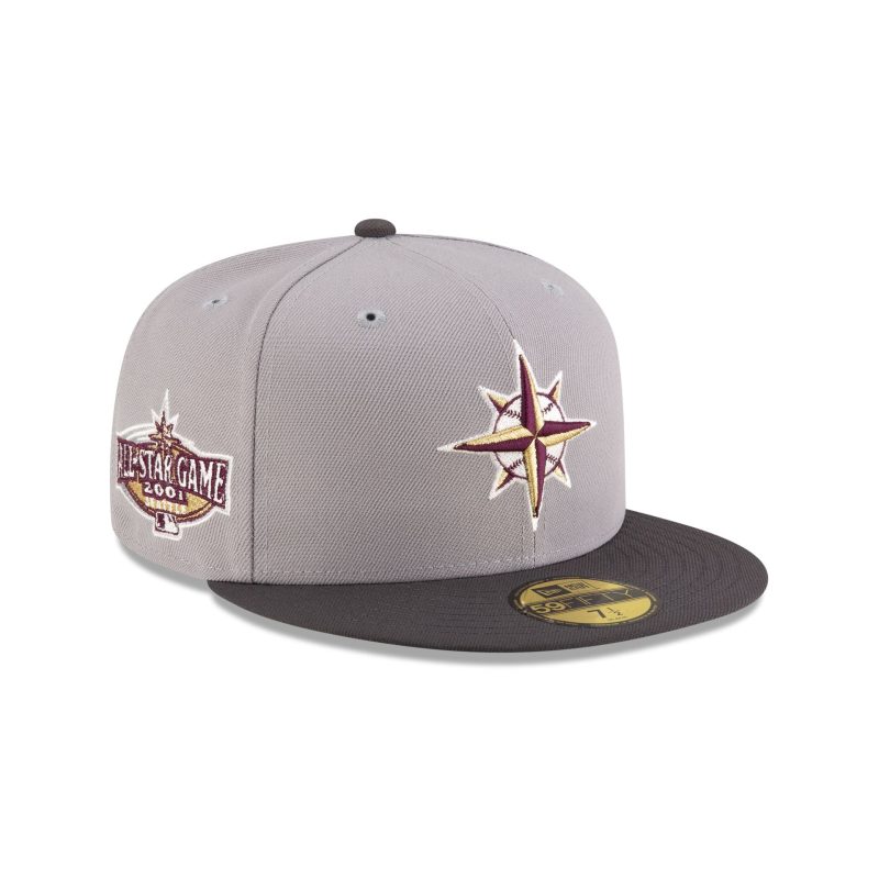 70913520 59FIFTY GRAPHITEMAROON SEAMARCO GRY 3QR