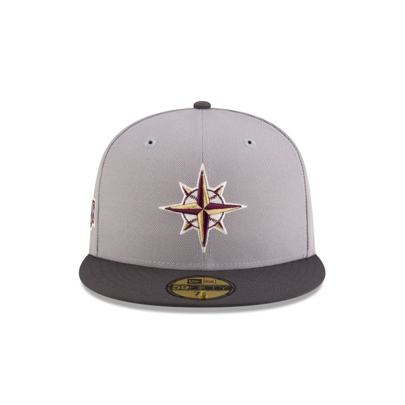 70913520 59FIFTY GRAPHITEMAROON SEAMARCO GRY F