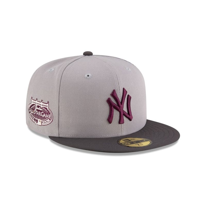 70913521 59FIFTY GRAPHITEMAROON NEYYANCO GRY 3QR